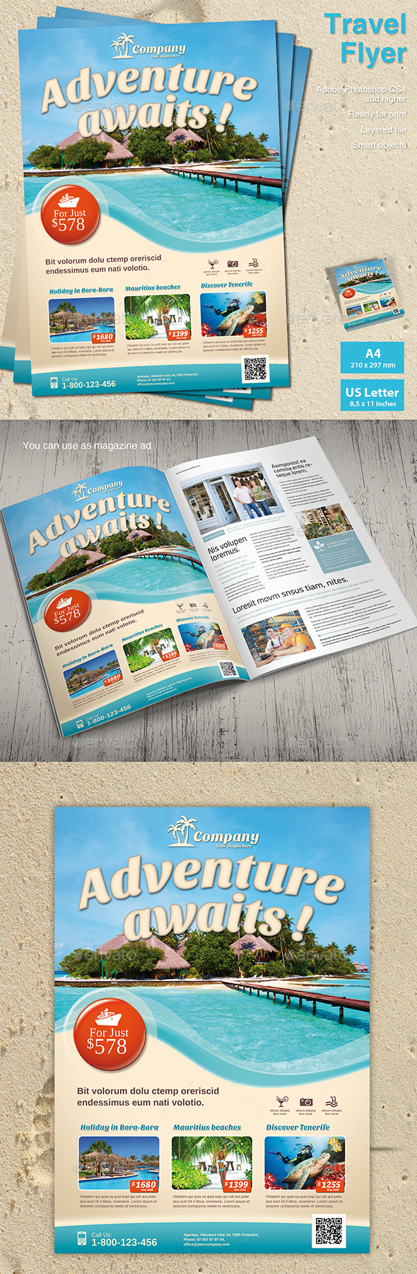 Travel Flyer - Holidays Events