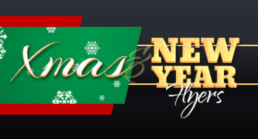 Christmas and New Year Eve Party Flyer Templates