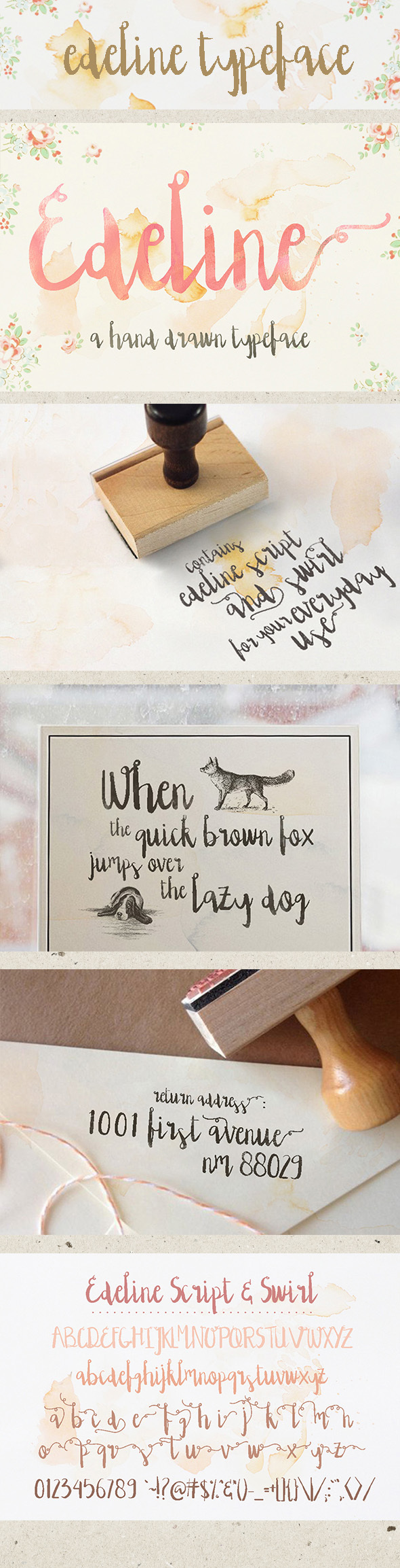 Edeline - Script Fonts