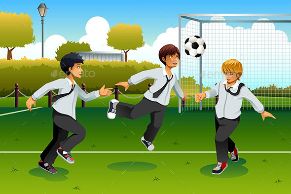 Student Playing Soccer - Sports/Activity Conceptual
