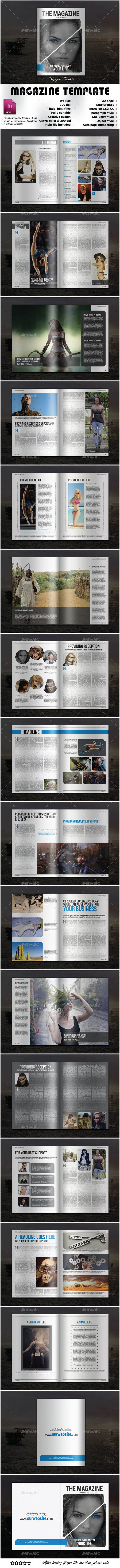 Minimal Magazine Template - Magazines Print Templates