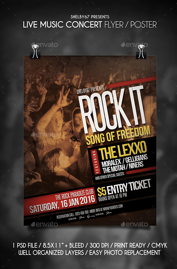 music concert flyers