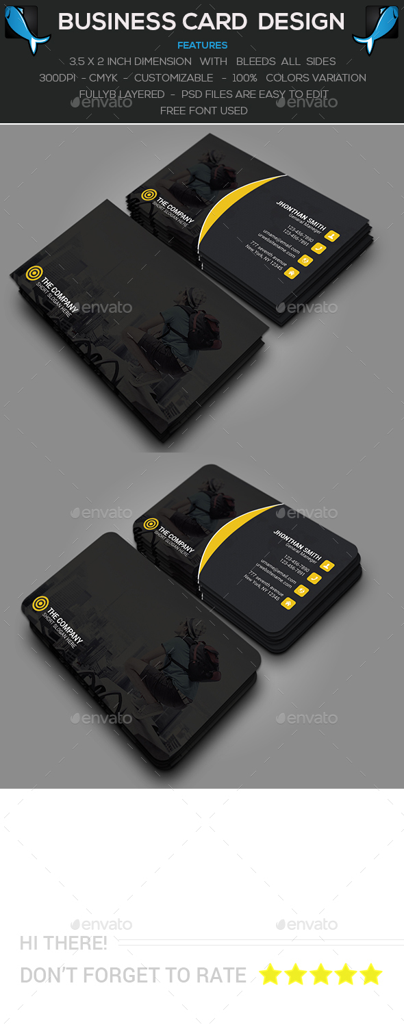 Corporate Business Card - Corporate Business Cards