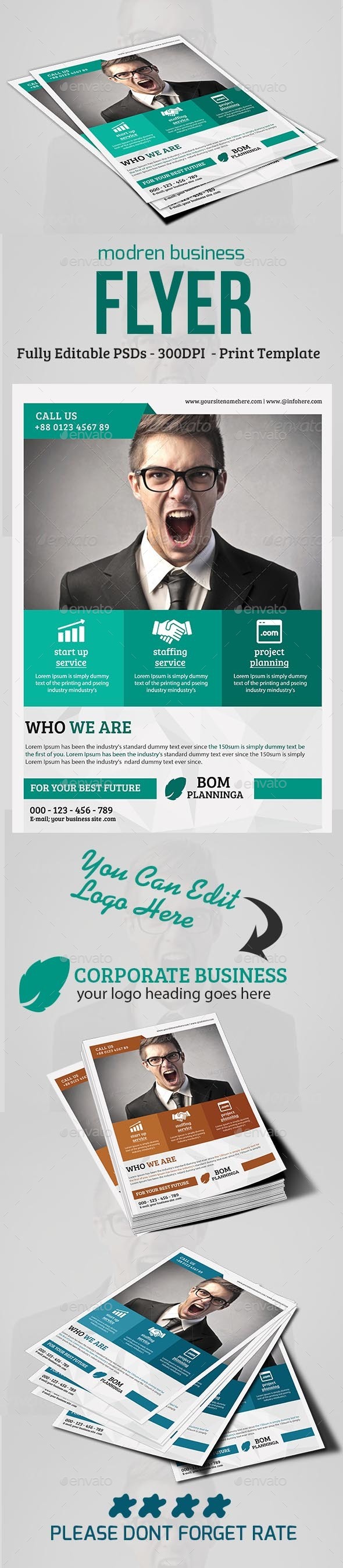 Modern Corporate Business Flyer - Corporate Flyers