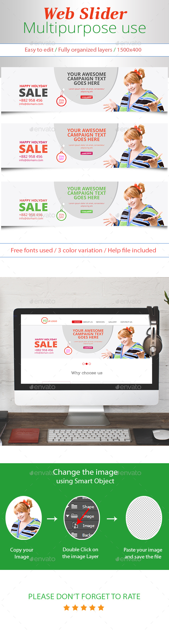 Web Slider - Sliders & Features Web Elements