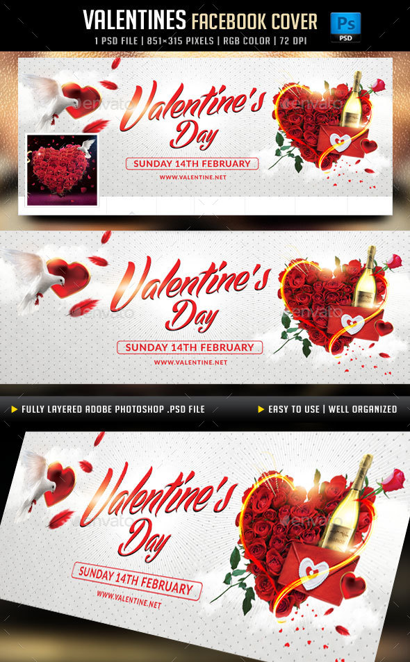 Valentines Day Facebook Cover - Facebook Timeline Covers Social Media