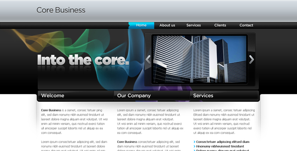 Business Template #04 - ThemeForest 56839