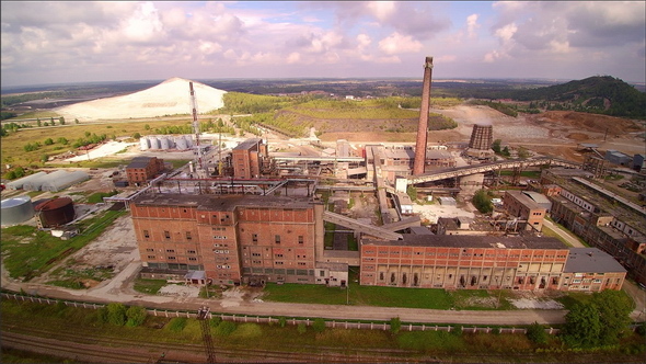 The Oil Shale Factory in Kivioli in Estonia