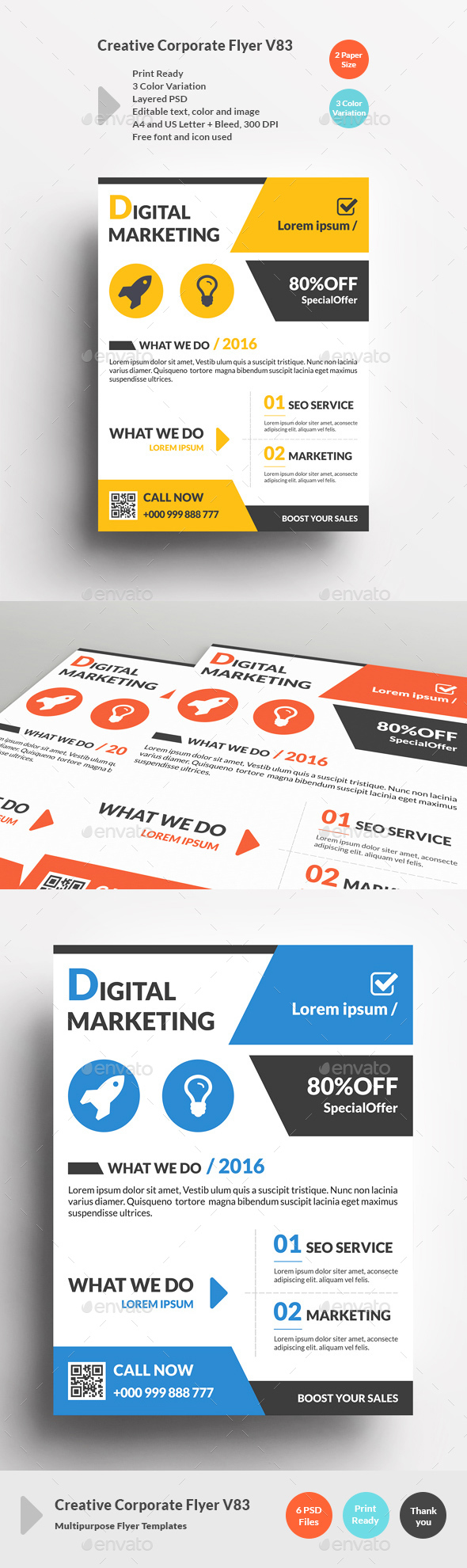 Creative Corporate Flyer V83 - Corporate Flyers