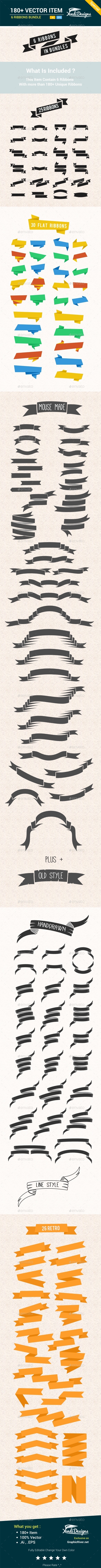 Ribbons - Decorative Vectors