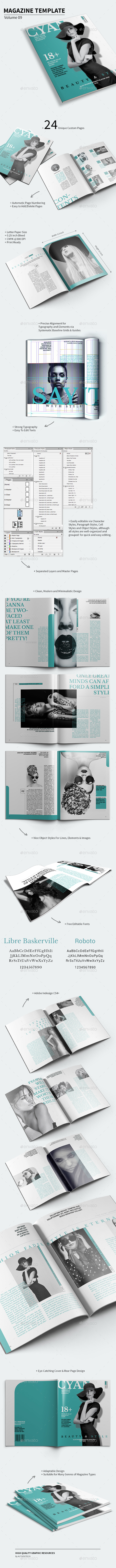 Magazine Template - Volume 09 - Magazines Print Templates