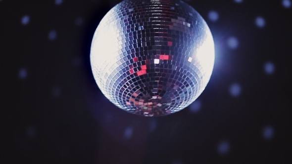 Disco Mirror Ball In a Karaoke Bar alt