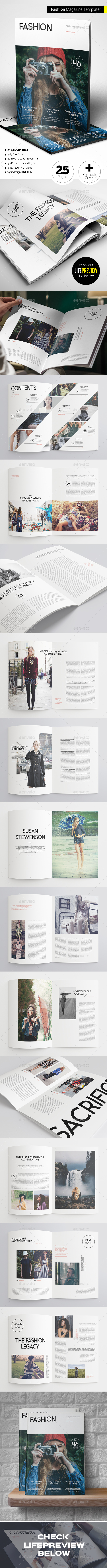 Fashion Magazine - Magazines Print Templates