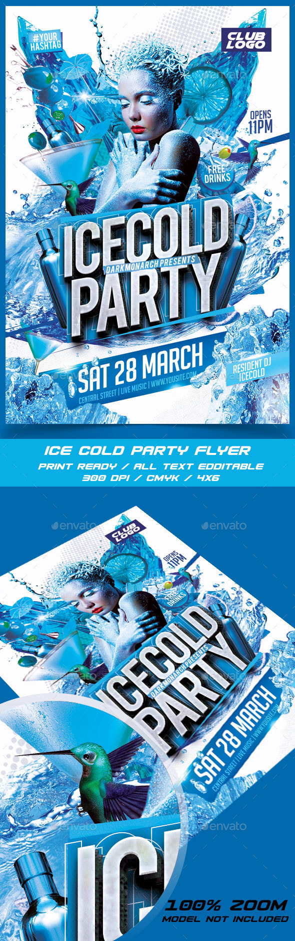 Ice Cold Party - Events Flyers