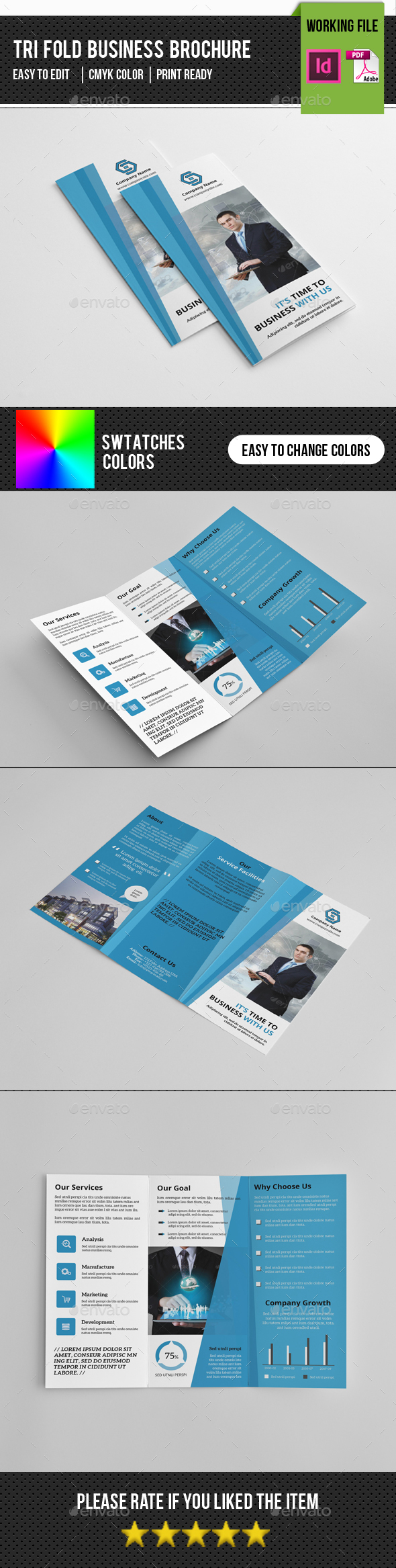 Business Trifold Brochure-V273 - Corporate Brochures