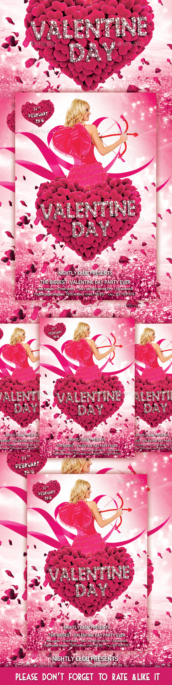 Valentine Day Flyer - Clubs & Parties Events