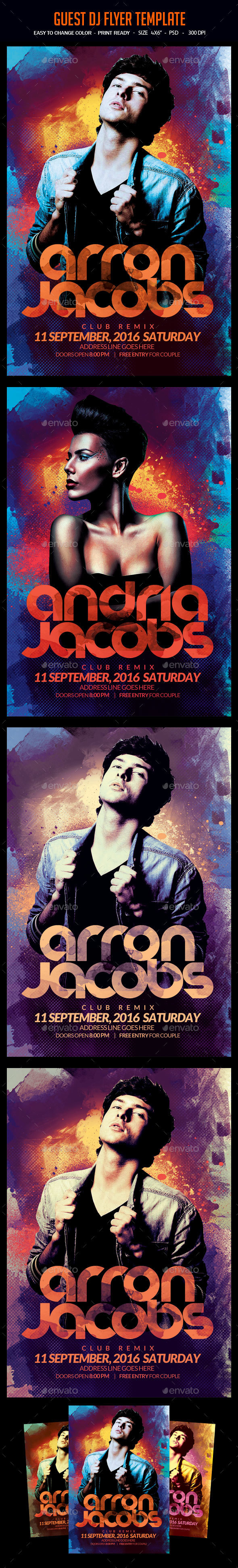 Guest Dj Party Flyer - Clubs & Parties Events