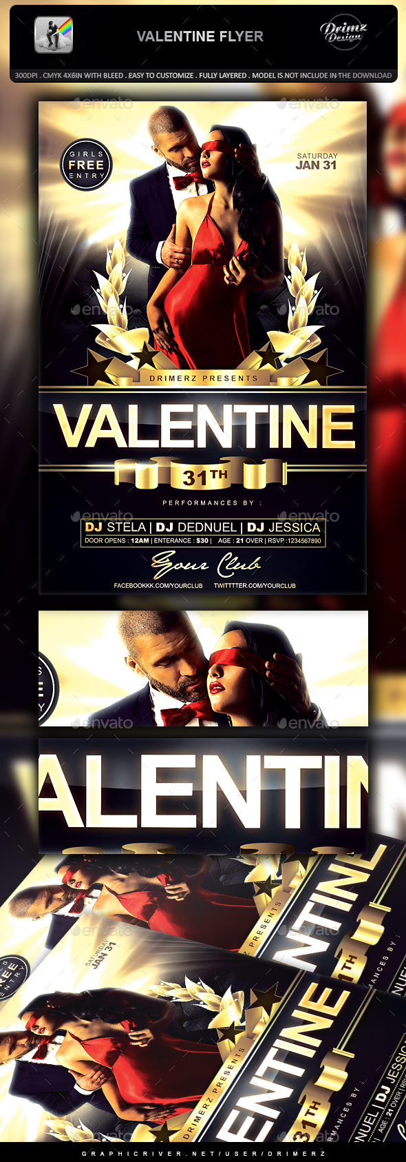 Valentine Flyer - Events Flyers