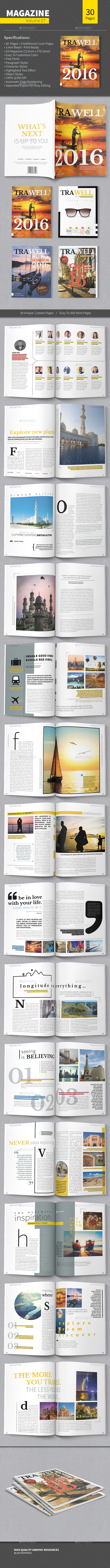 Magazine Template - Volume 07 - Magazines Print Templates