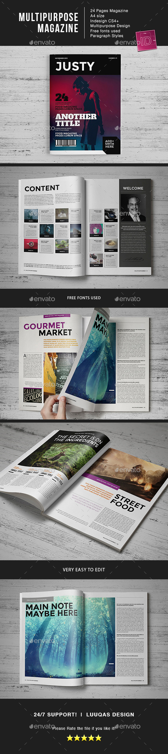 Multipurpose MGZ - Magazines Print Templates