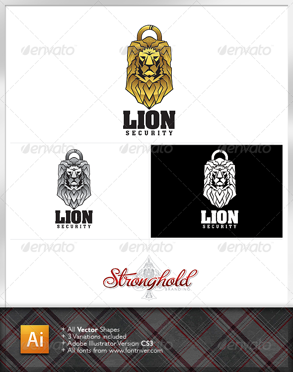 Lion Security logo - Animals Logo Templates
