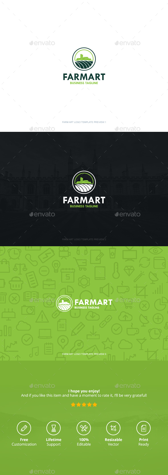Farm Art Logo - Symbols Logo Templates