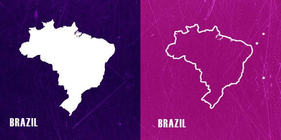 14 South American Countries Custom Map Shapes in Photoshop Shapes - product preview 3
