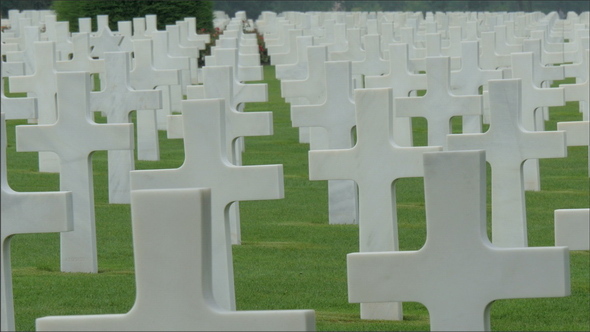 The White Cross from Normandy American Cemetery alt