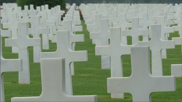 The White Cross from Normandy American Cemetery