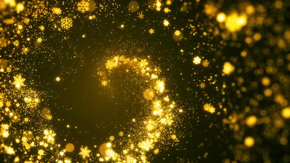Christmas Particle Background