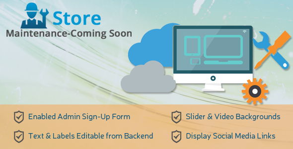 Store Maintenance-Coming soon(Magento Extension) - CodeCanyon Item for Sale