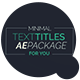 Minimal Titles - VideoHive Item for Sale