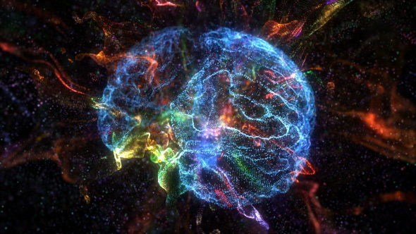 Brain Creative Activity Hologram