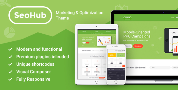 SEOHub - SEO & Marketing WordPress Theme - Marketing Corporate