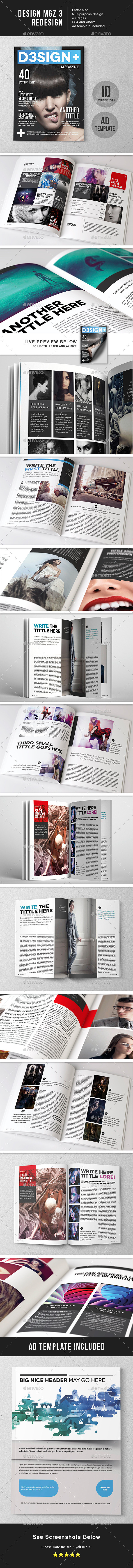 Design Magazine 7 Template - Magazines Print Templates