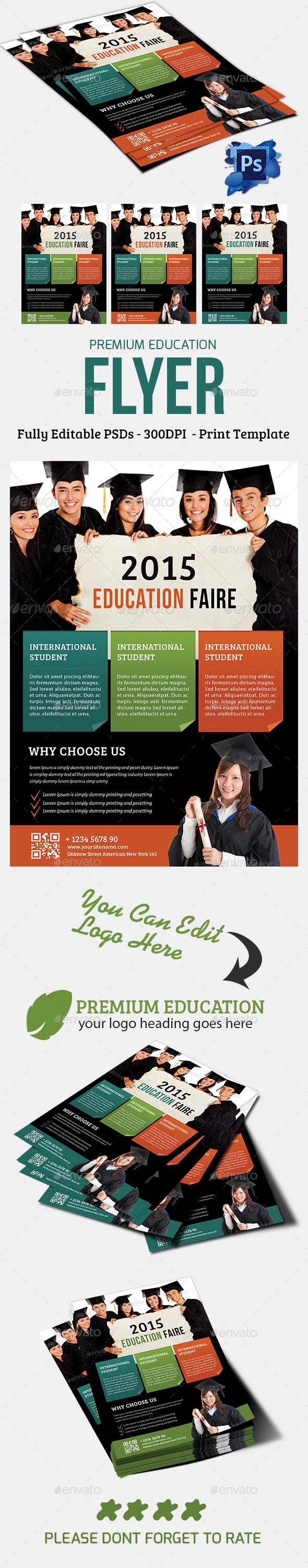 Premium Education Flyer - Flyers Print Templates
