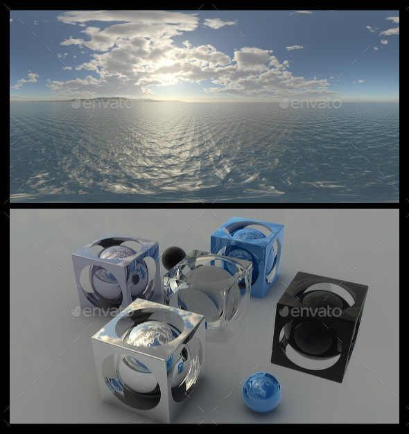 Coastal Clouds 2 - HDRI - 3DOcean Item for Sale