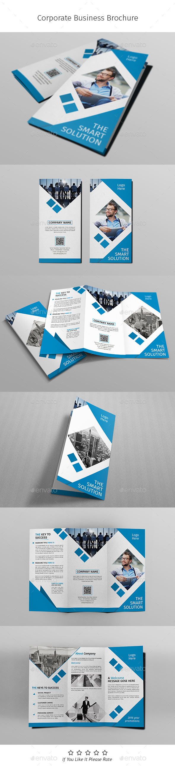 A4 Corporate Business Flyer Template Vol 09 - Corporate Brochures