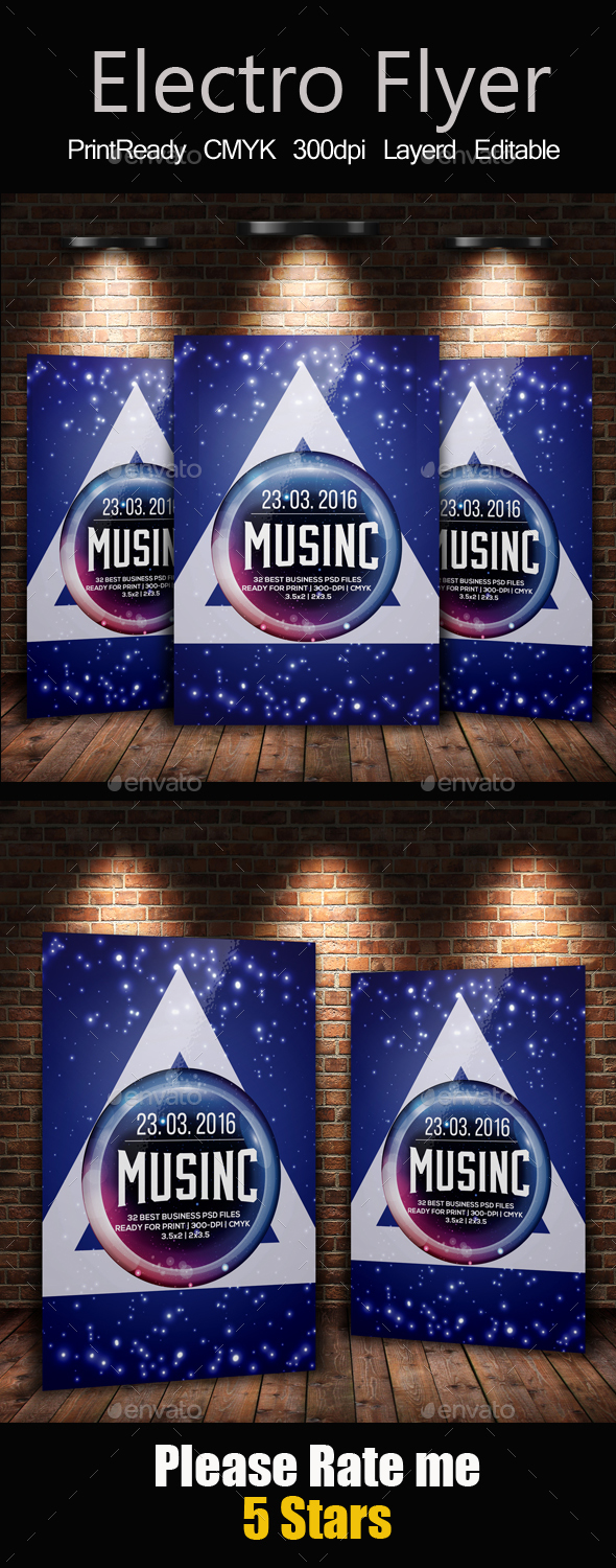Sound Electro Flyer - Clubs & Parties Events