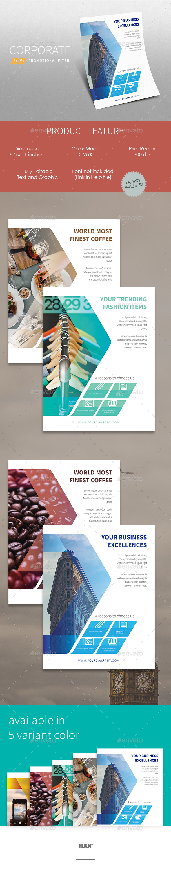 Promotional Corporate Flyer (v.2) - Corporate Flyers