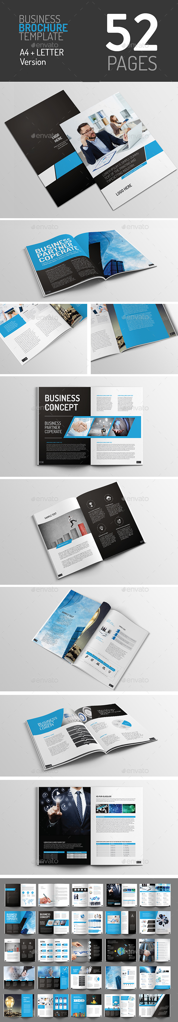 Business Brochure Template - Brochures Print Templates