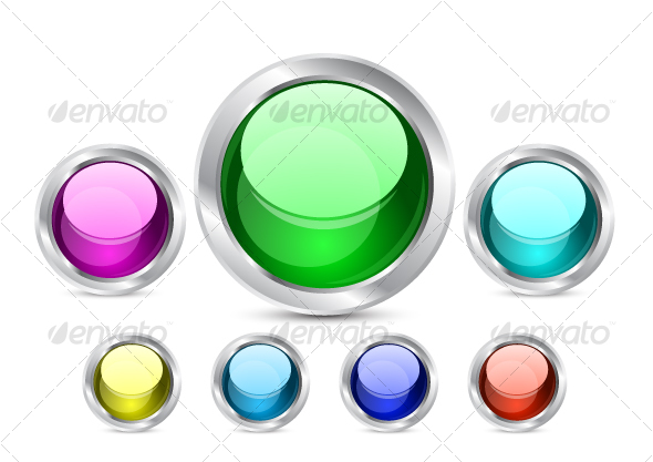 Shiny buttons - Web Icons