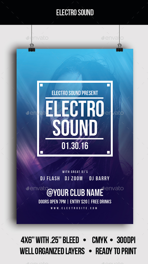Electro Sound - Flyer - Clubs & Parties Events
