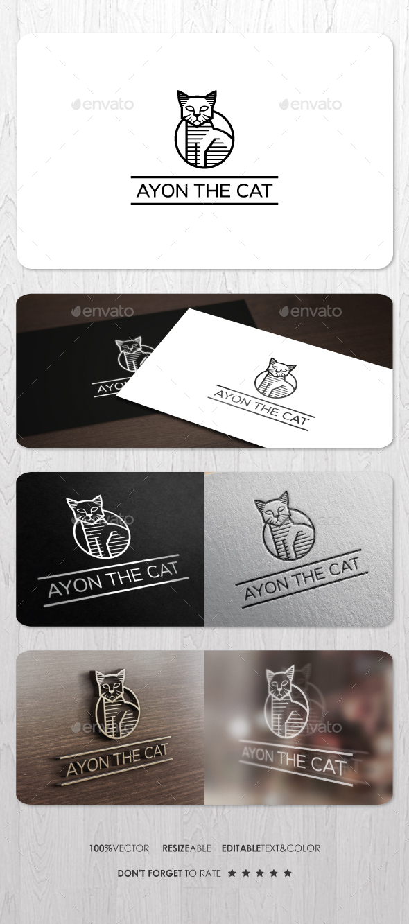 Ayon The Cat Logo