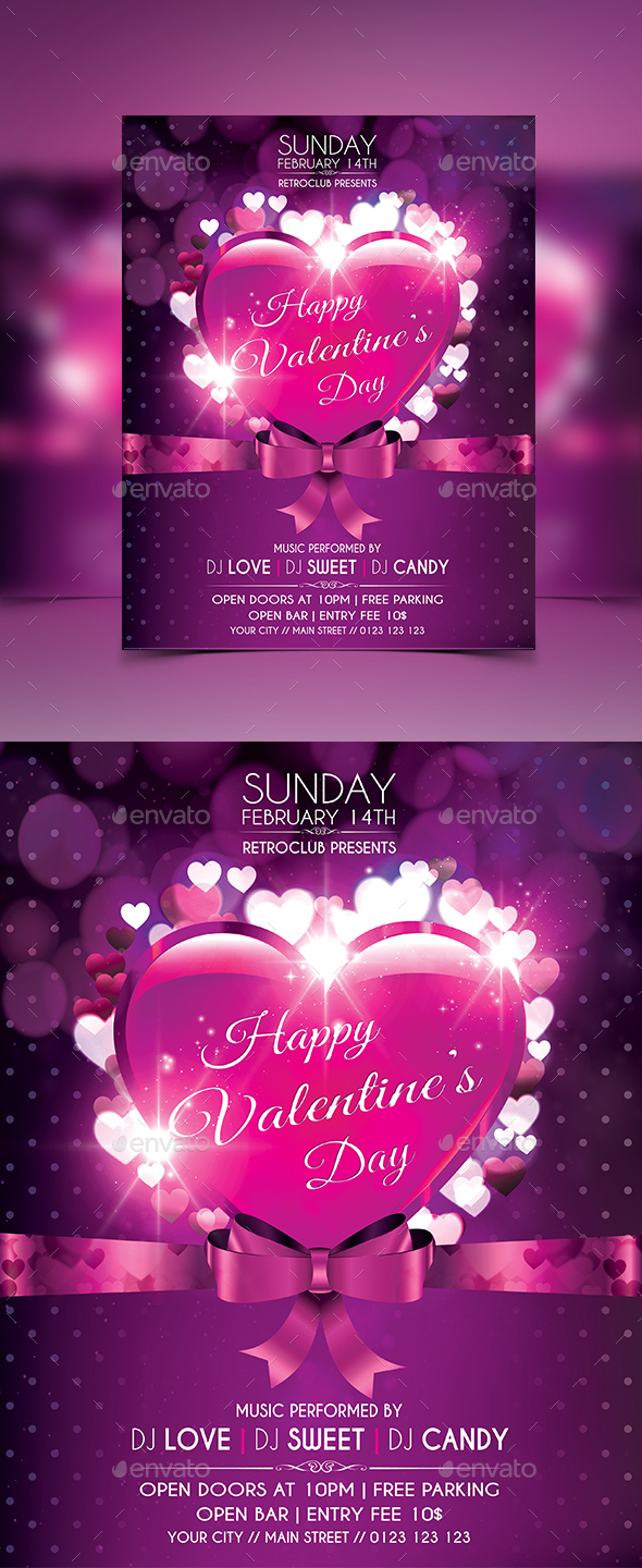 Valentine's Day Flyer - Events Flyers
