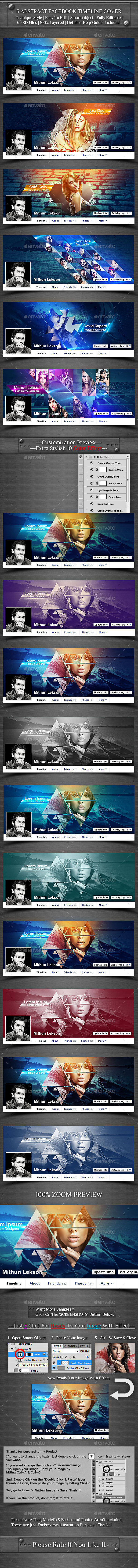 6 Abstract Facebook Timeline Cover - Facebook Timeline Covers Social Media