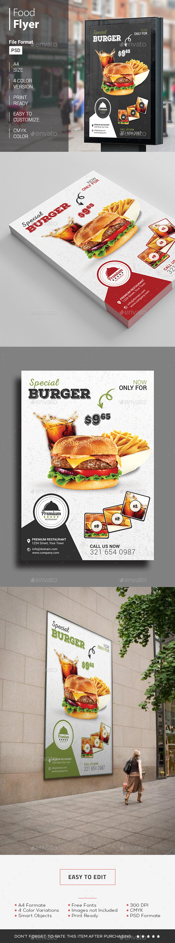 Food Flyer - Restaurant Flyers