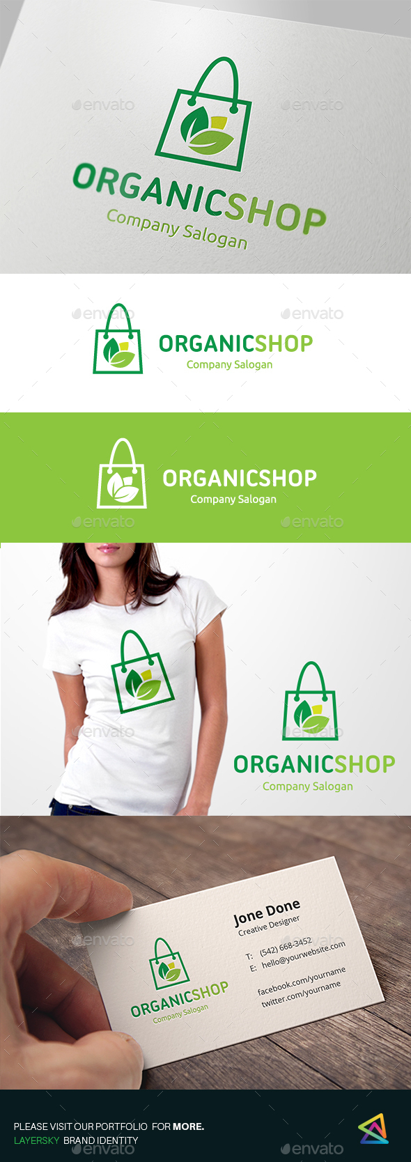 Organic Shop - Nature Logo Templates
