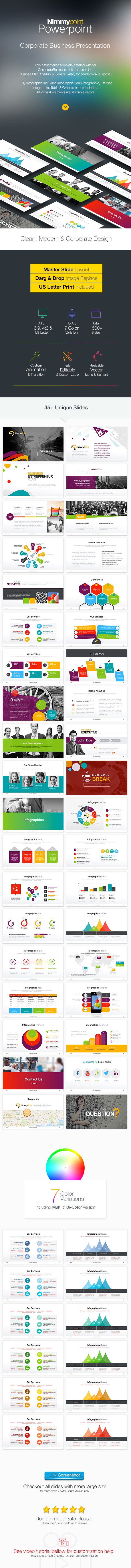 NimmyPoint Powerpoint Presentation - Business PowerPoint Templates