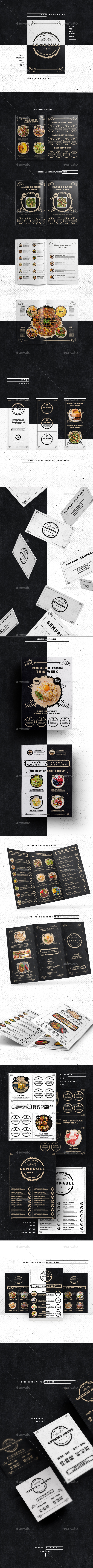 Food Menu - Food Menus Print Templates